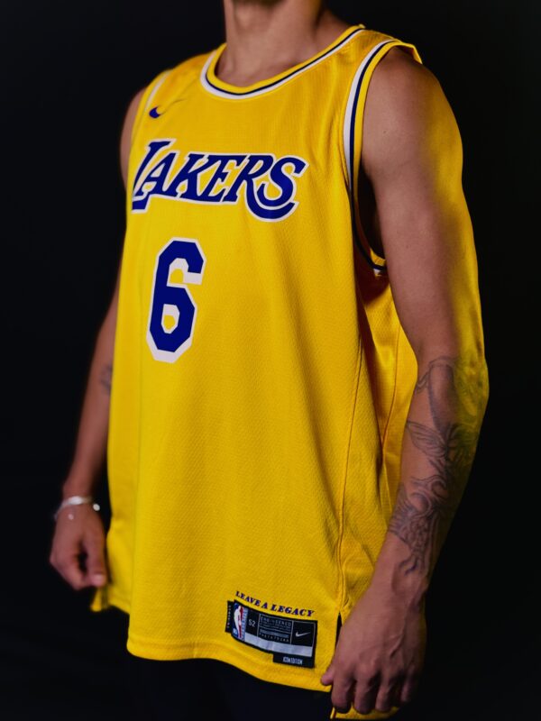 Regata NBA,Lekers (LeBron James)- Tradicional - Imagem 2